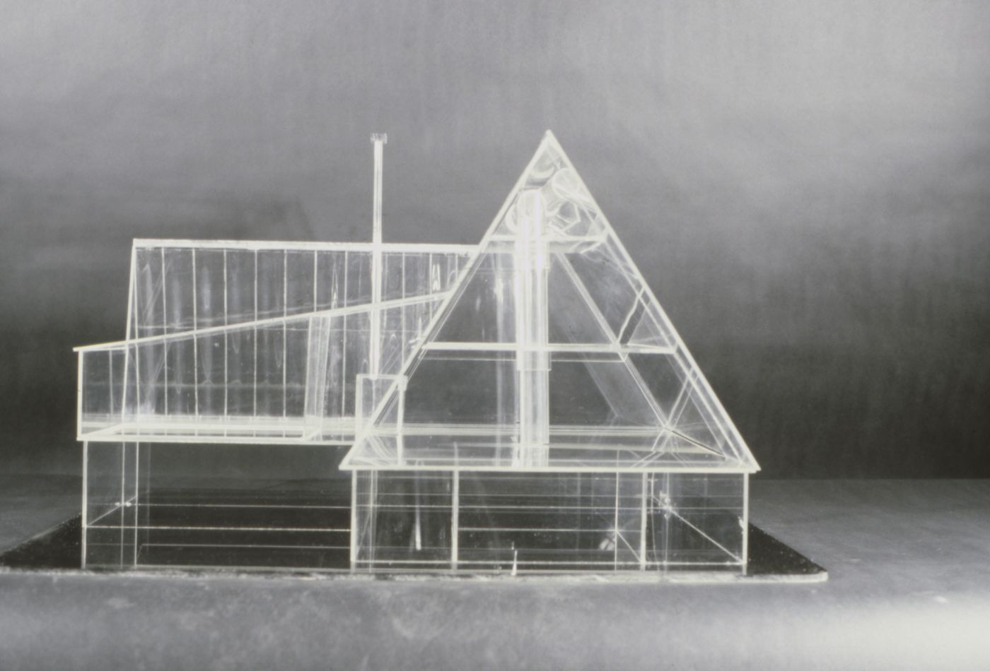 Vue d'une maquette, Maison du docteur Simon Richer, Nominingue, Québec, Canada