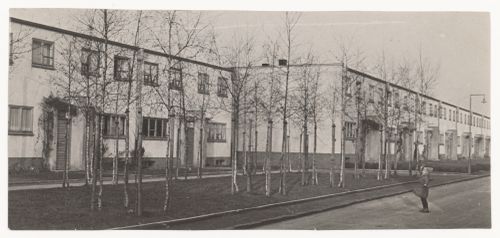 Study of a housing project for a documentary film with the working title 'Frankfurter Siedlungen' [Frankfurt Housing Complexes], Frankfurt am Main, Germany