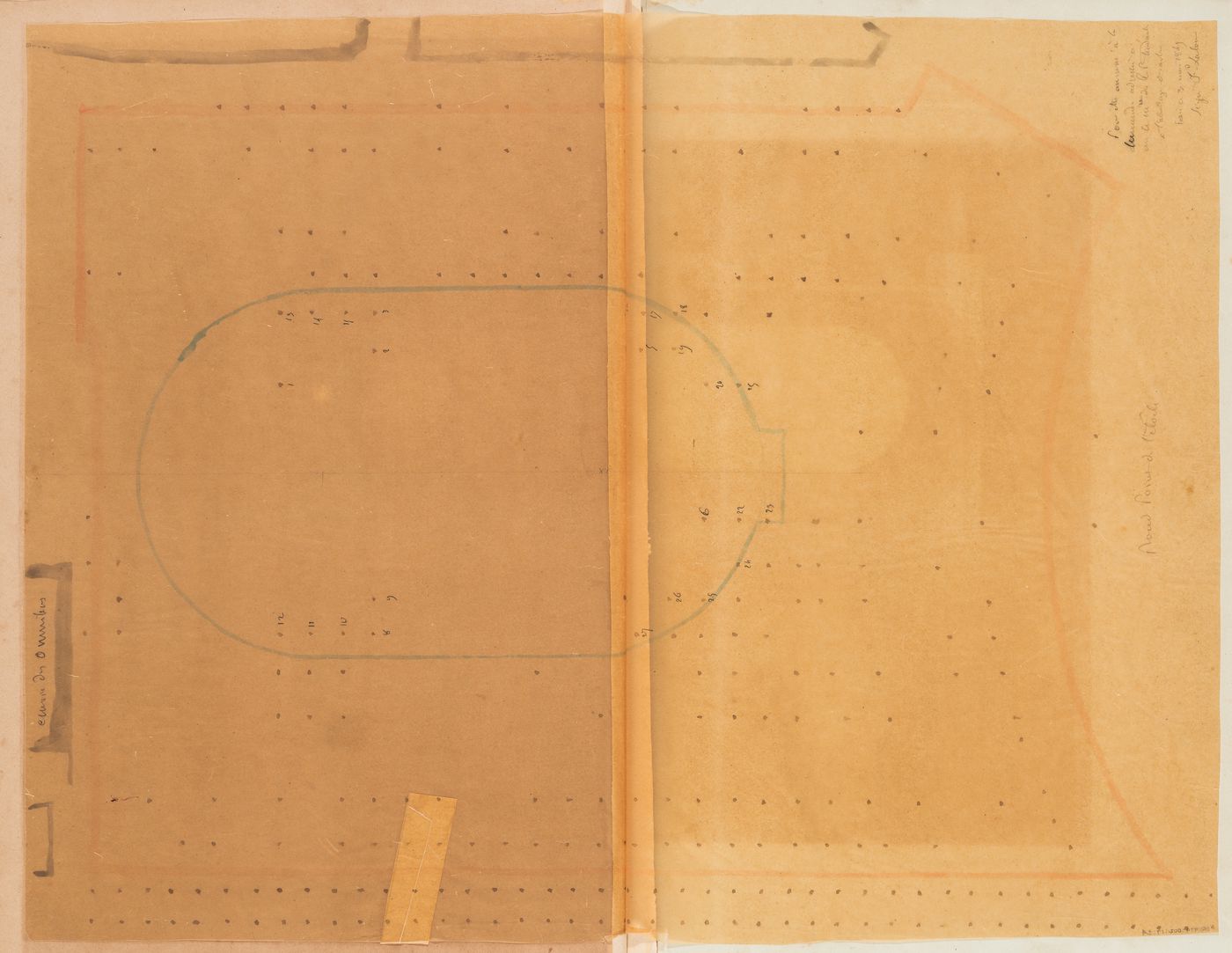 Hippodrome national, Paris: Site plan