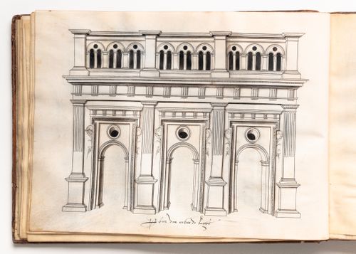 Design for an entrance to a residence