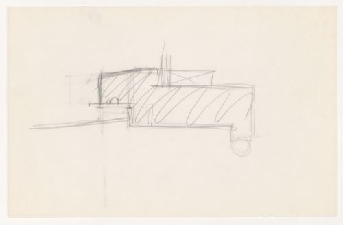 Sketch sectional detail for the Metallurgy Building, Illinois Institute of Technology, Chicago