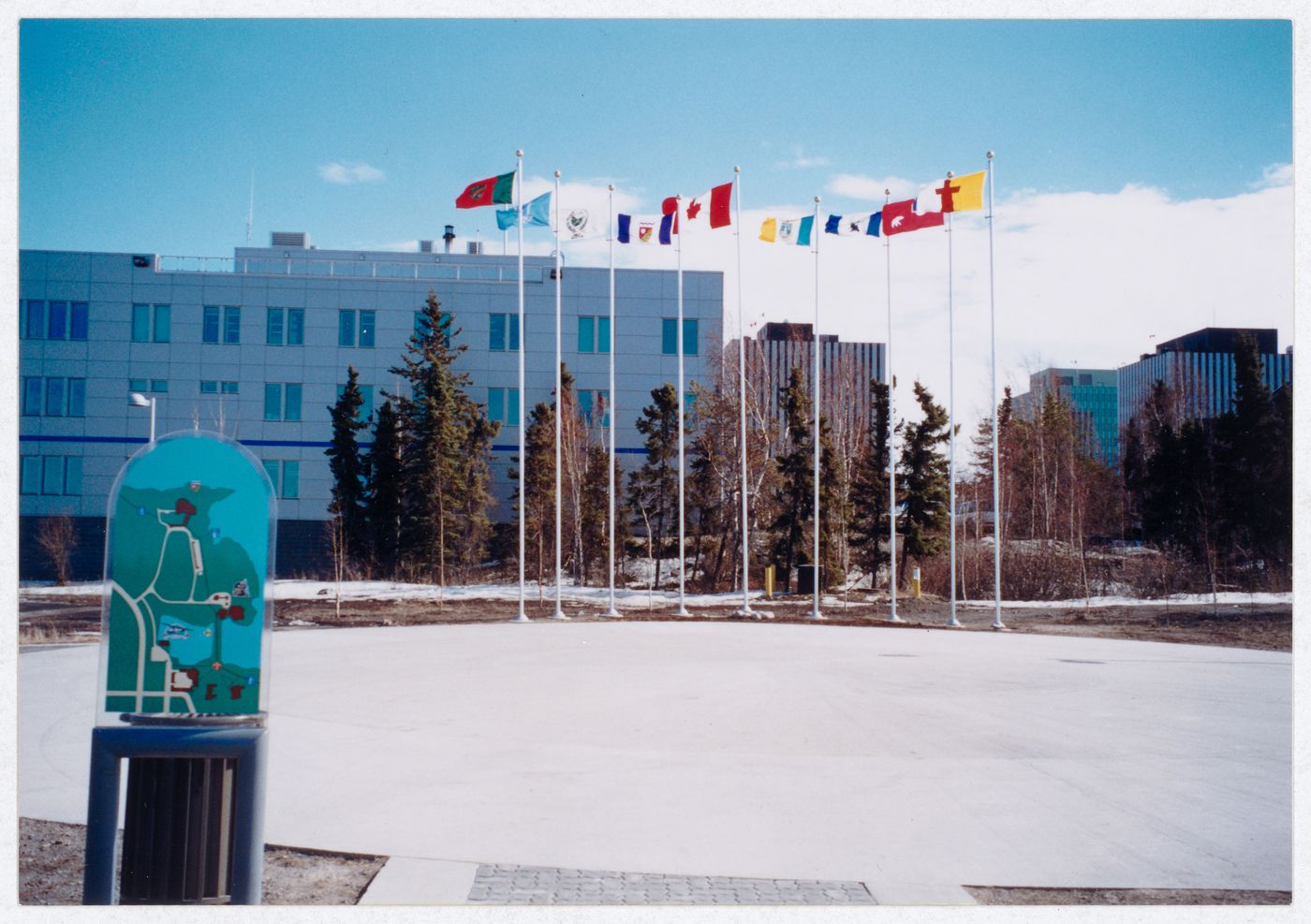 Photograph of Yellowknife Capitol Site Ceremonial Plaza