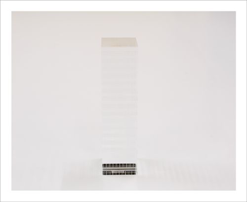 Proofs of Relevance: View of  the model of one of the four  Bioclimatic Towers, Abalos & Herreros (2001-06), Vitoria-Gasteiz, Spain