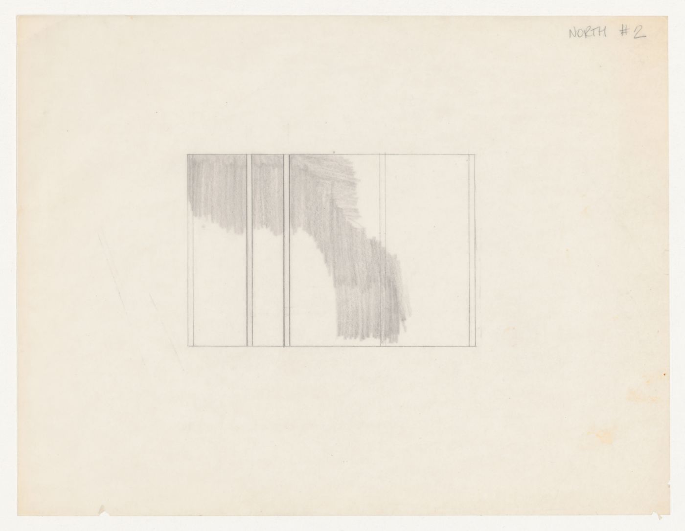 Sketch elevation for House VI, Cornwall, Connecticut