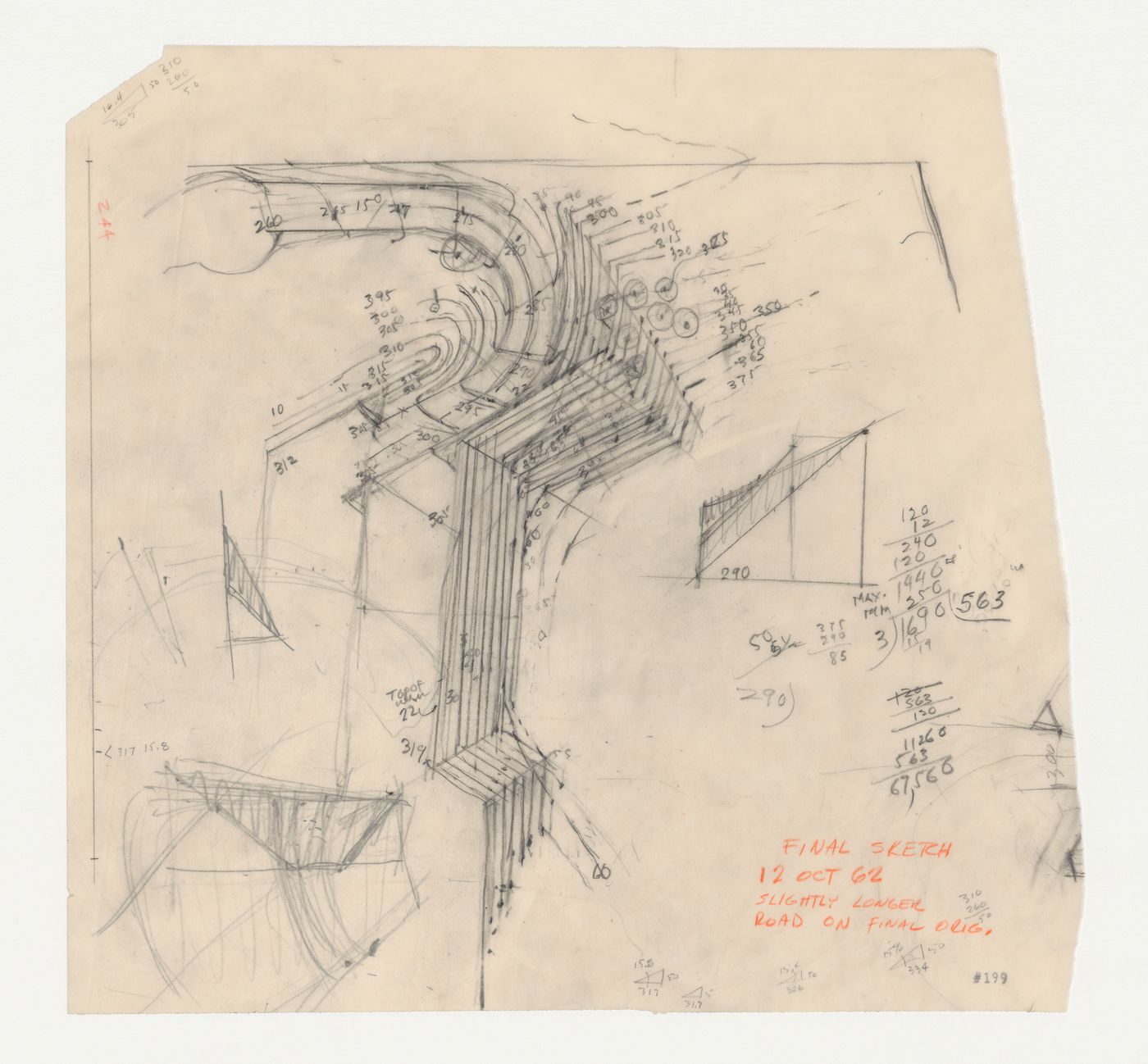 Swedenborg Memorial Chapel, El Cerrito, California: Partial site plan