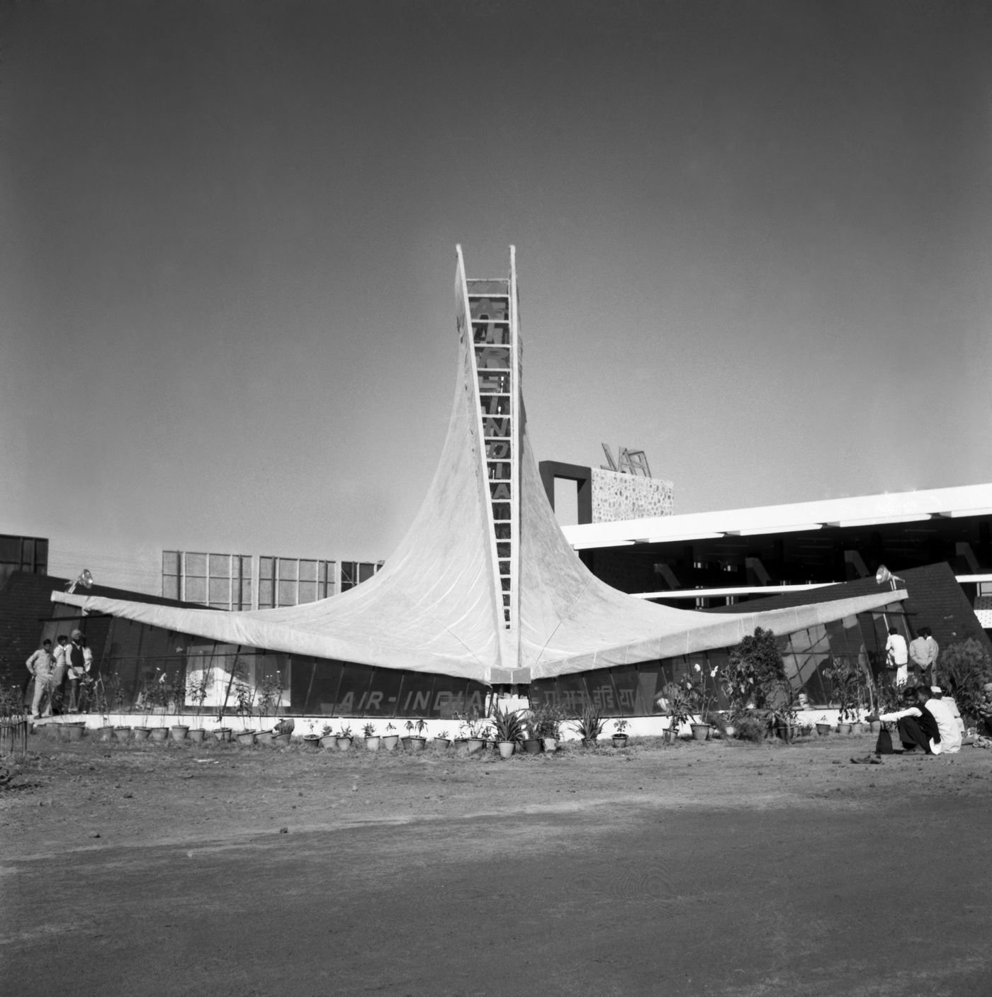 Vue du Pavilion for Air India International, Indian Industries Fair, New Delhi, Inde