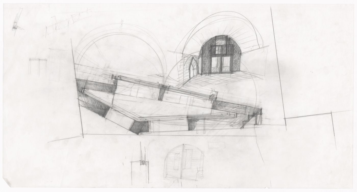 Sketches for Casa per Vittorio Matino, Otranto, Italy