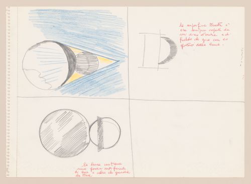 Sketches for Architettura Interplanetaria [Interplanetary Architecture]