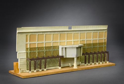 Study model for the east elevation, Clore Gallery, London, England