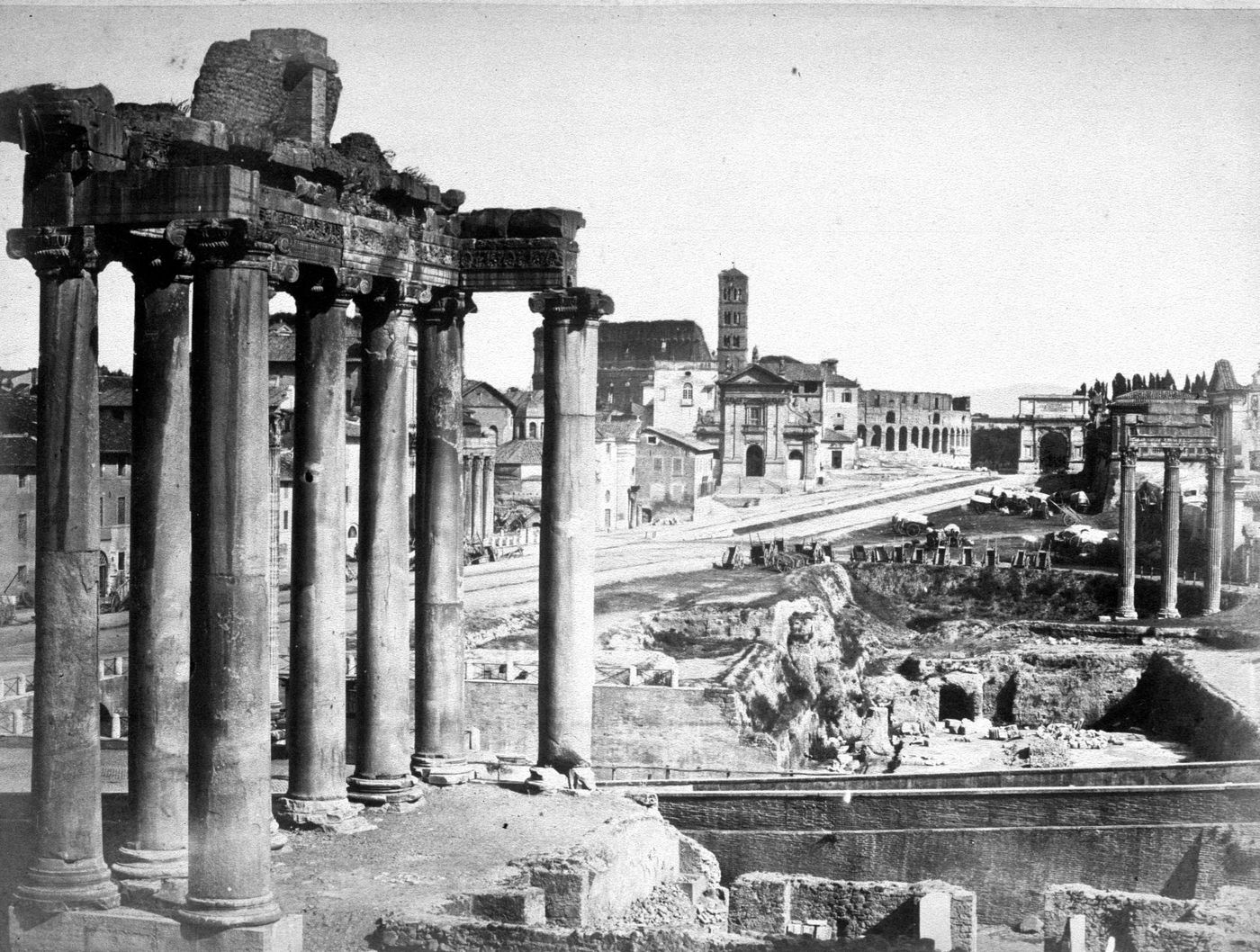 Plate from album ''Views of Italy, Monaco, Algers, Lisbonne, Gibraltar and Montserrat by various photographers''