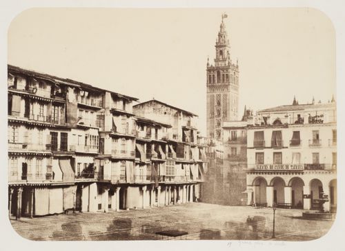 View of the Spanish Square, also known as Plaza de España, Seville, Spain