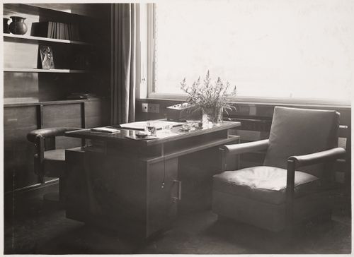 Vue du bureau, Villa Cavrois à Croix, France