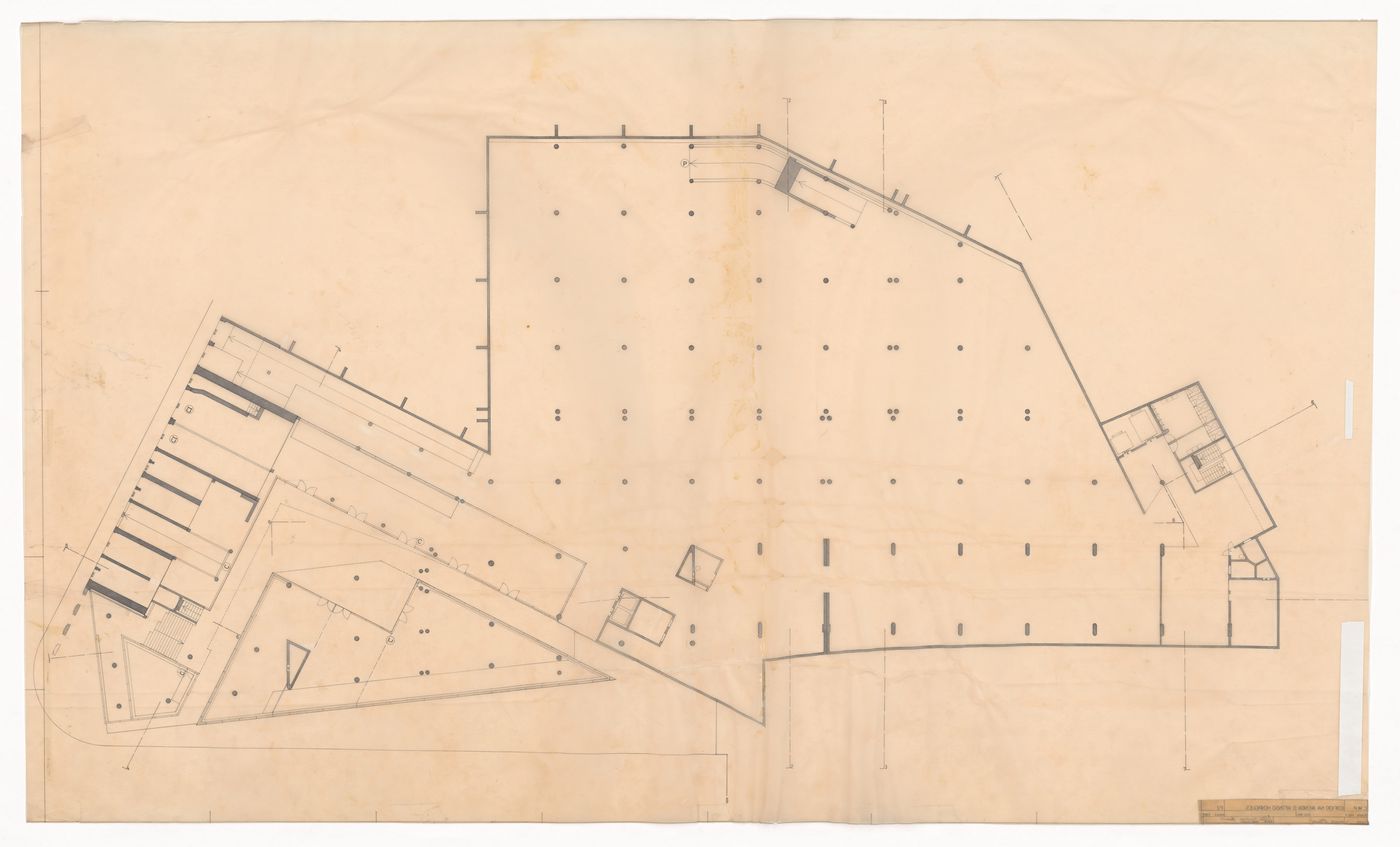 Second floor plan for Edifício de Escritórios na Av. D. Afonso Henriques, Porto, Portugal