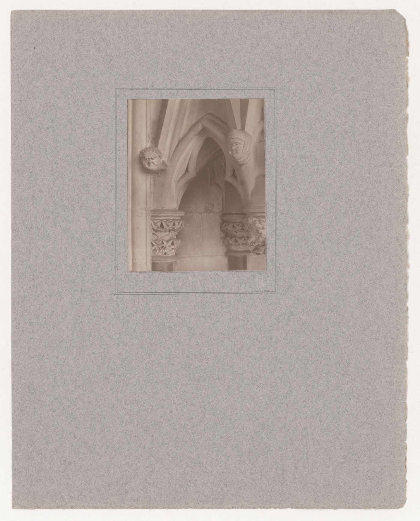 Plate from portfolio ''York Minster Chapter House''
