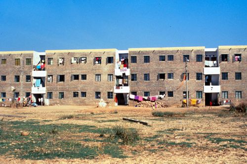 View of residential units used for the Human Settlement Training Package "Package 2: Affordable Urban Design"