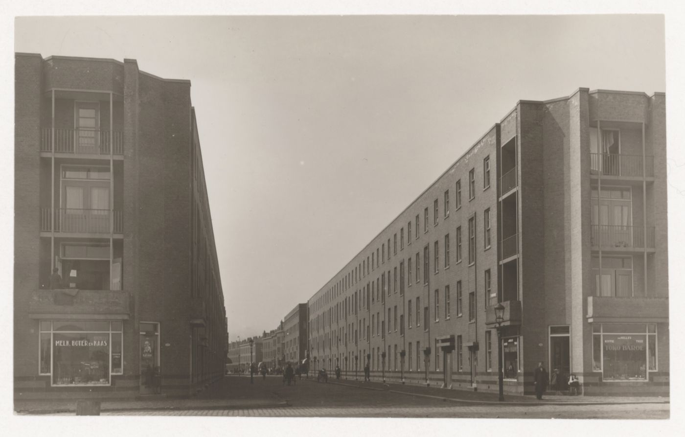 Exterior view of Tusschendijken Housing Estate, Rotterdam, Netherlands