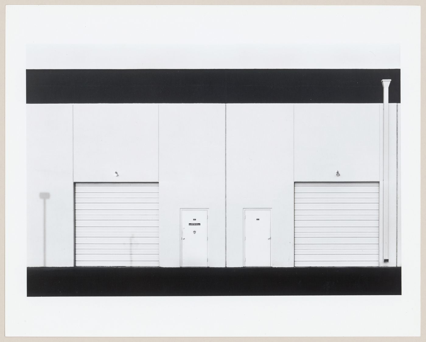 View of the west wall of The Ted Pella Company, Space W 109, The Esplanade V, 3001 Redhill, Costa Mesa, California, United States, from the series “The new Industrial Parks near Irvine, California”