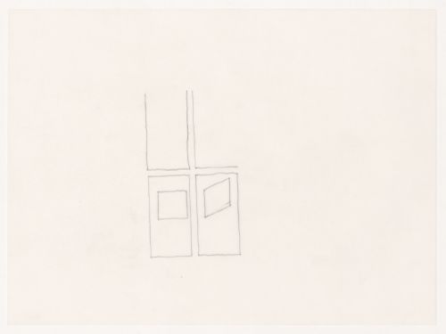 Sketch for House VI, Cornwall, Connecticut