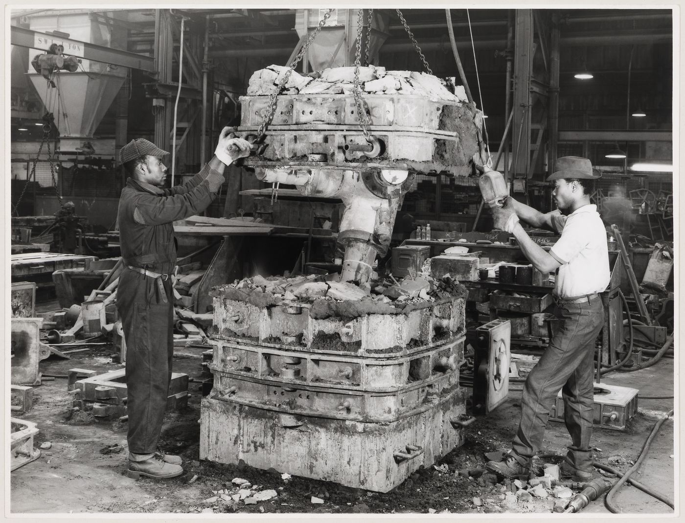 Casting a component for the London Zoo Aviary