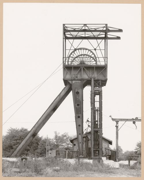 View of a minehead of Puits Maugrand, Montceau-les-Mines, France