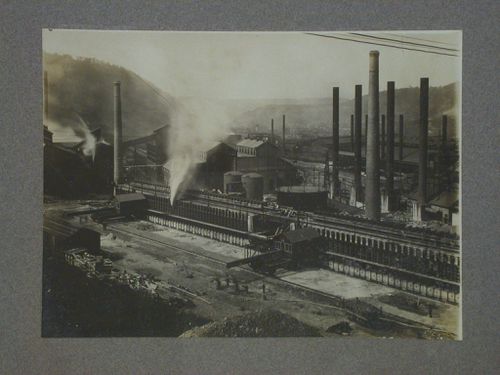Construction of steel mill, Johnstown, PA