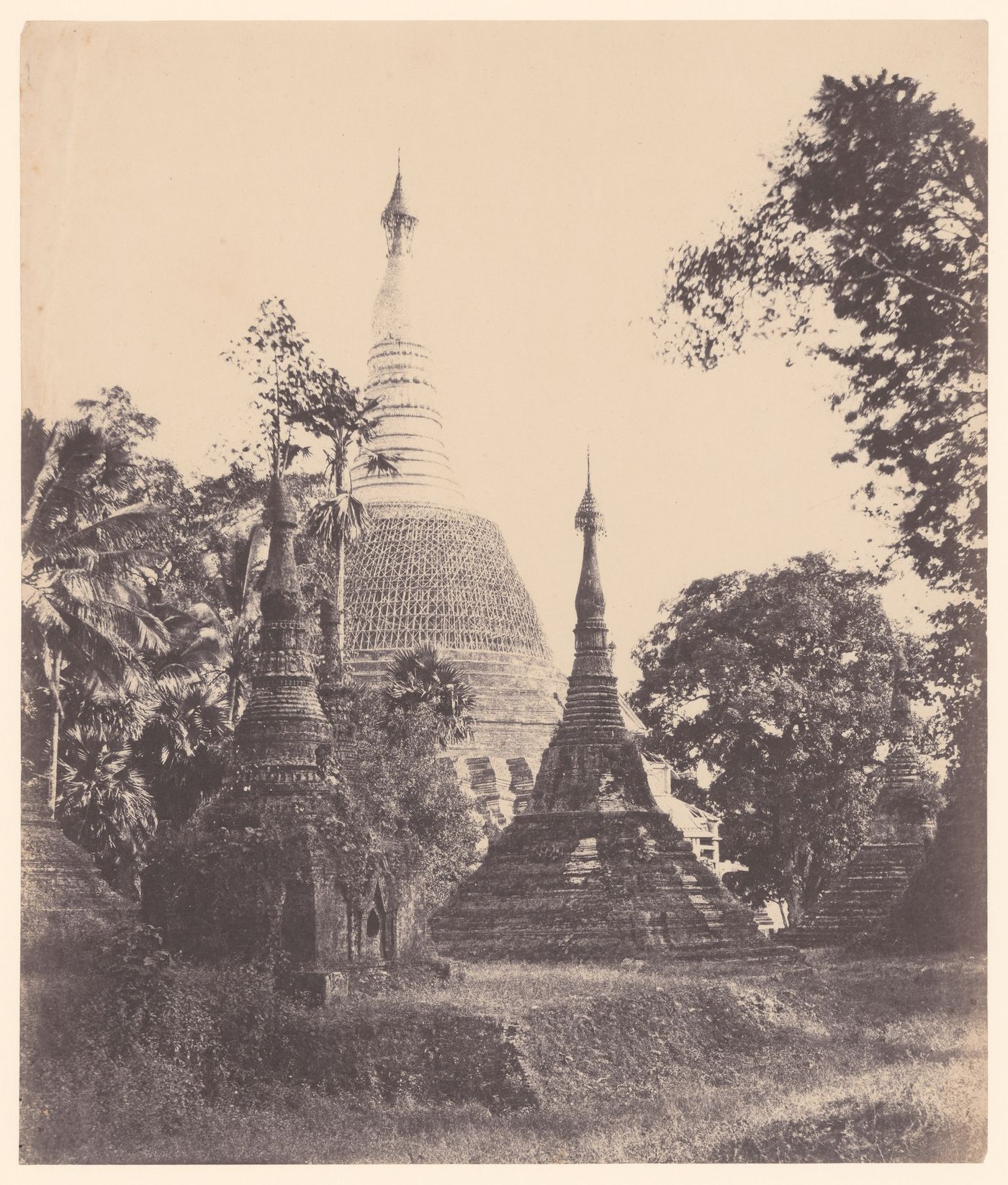 Rangoon.  Near View of the [Shwe Dagon] Pagoda.