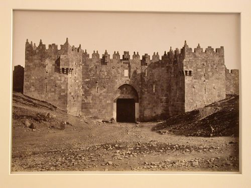 Damascus Gate (Bab al Amud) front entrance, Jerusalem, Palestine