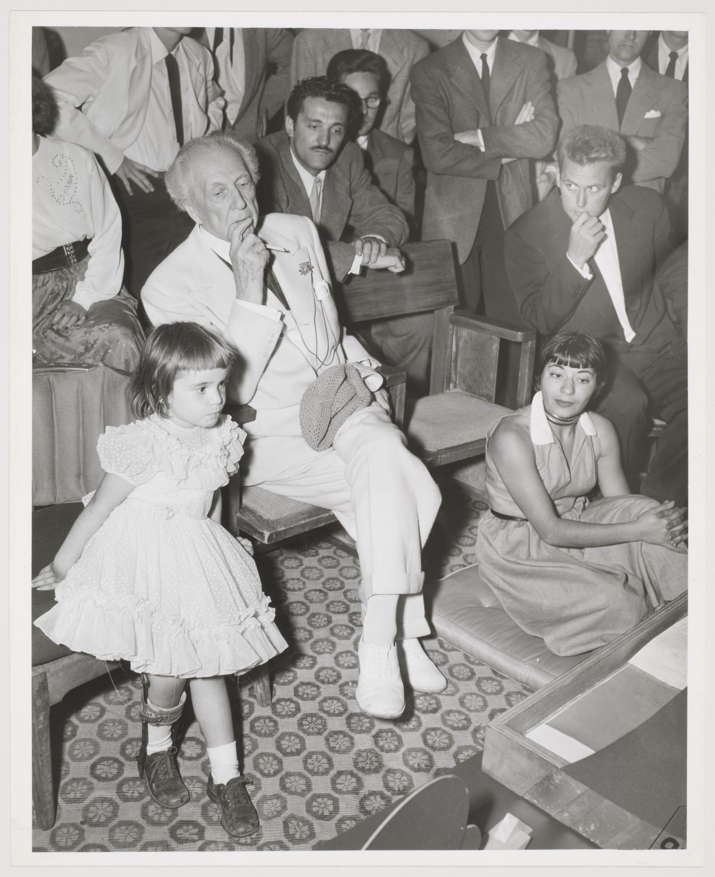 Portrait de Frank Lloyd Wright à l'occasion de son quatre-vingt-quatrième anniversaire de naissance