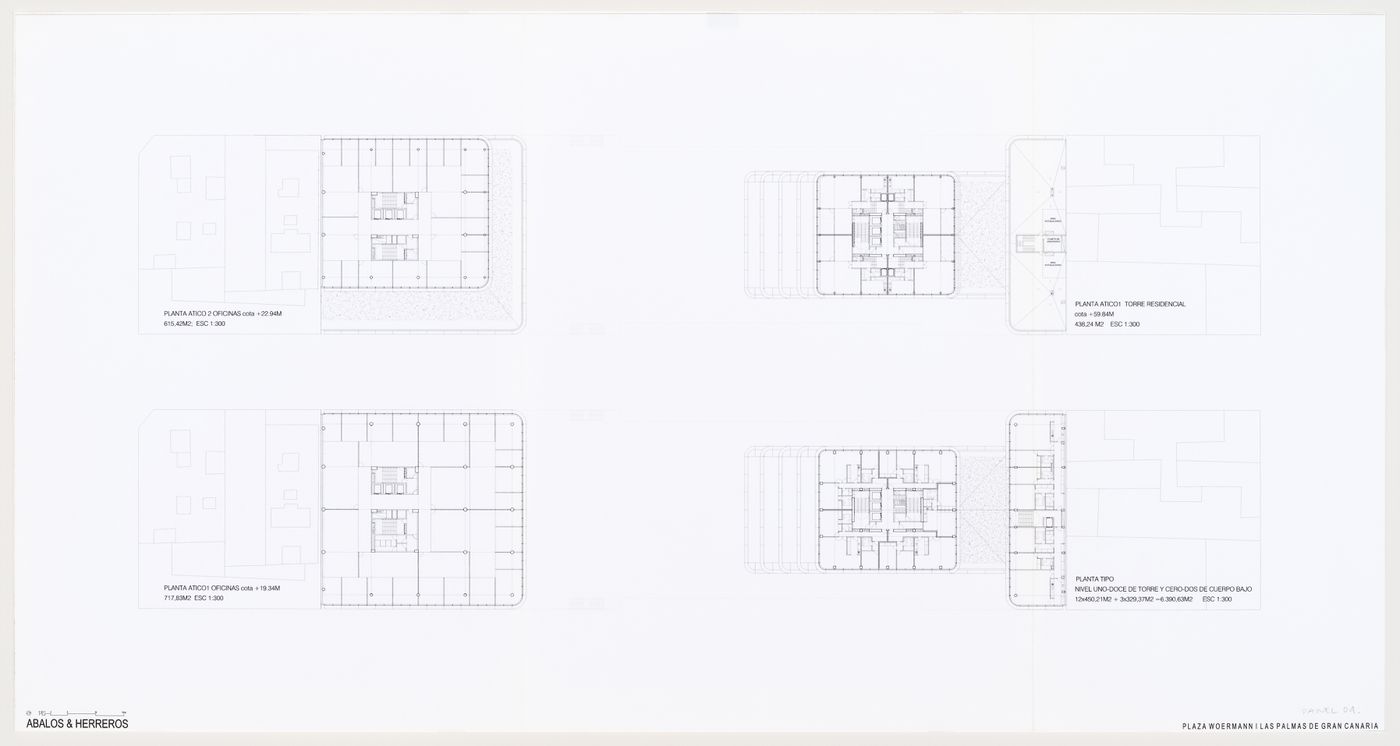 Plans, Plaza y torre Woermann, Las Palmas de Gran Canaria, Spain