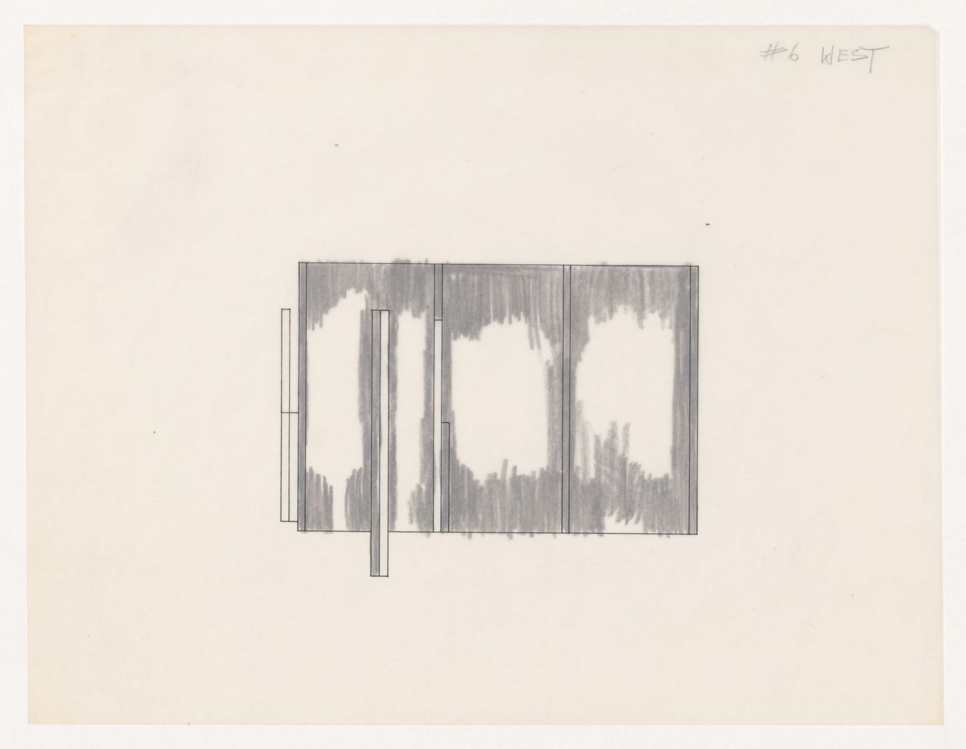 Sketch elevation for House VI, Cornwall, Connecticut