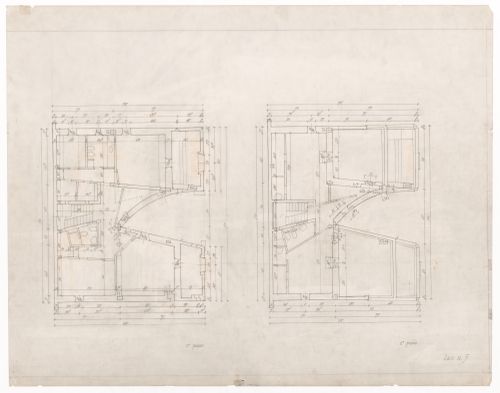 Floor plans for Casa Miggiano, Otranto, Italy