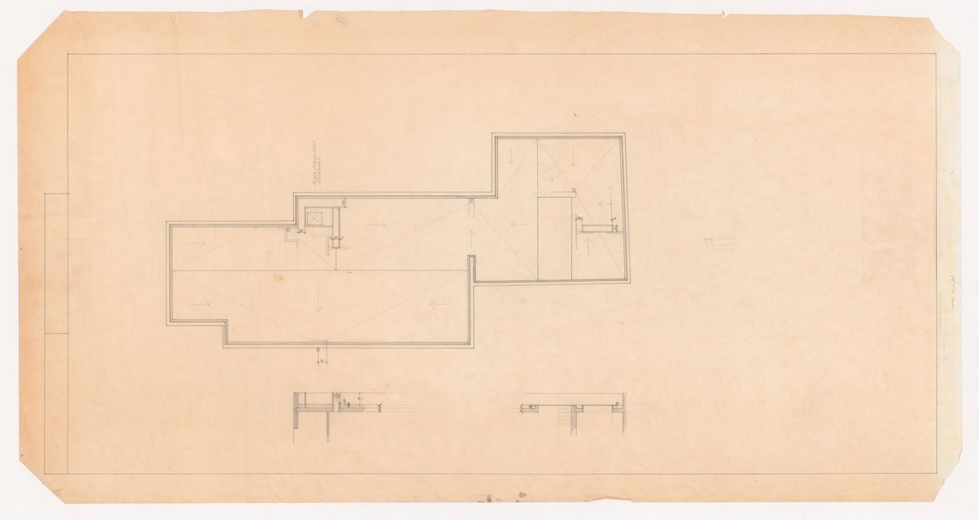 Plan and details for Casa Manuel Magalhães, Porto