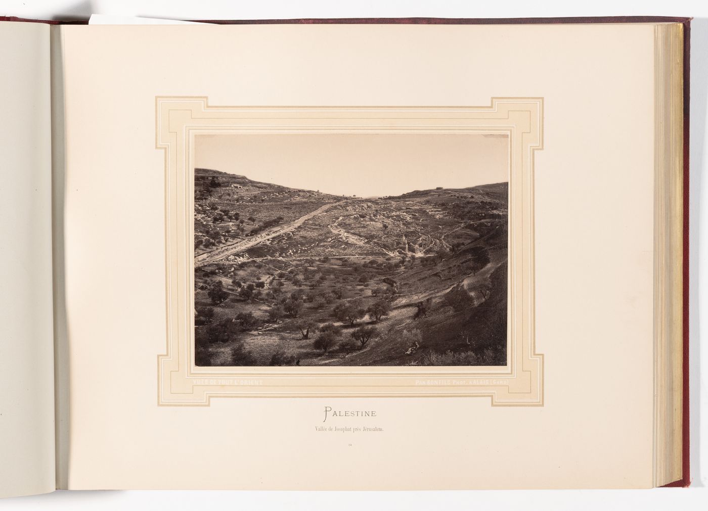 Vallee de Josaphat pres Jerusalem