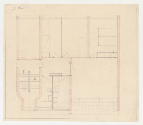 Plan for a type C housing unit, probably for Hellerhof, Frankfurt am Main, Germany
