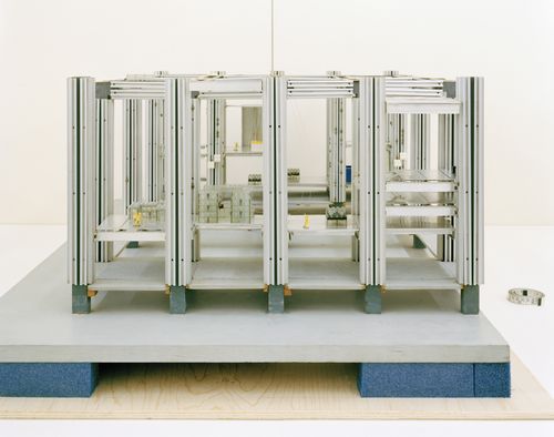 Questioning Pictures: Photograph of model for Fun Palace by Cedric Price, ca. 1964