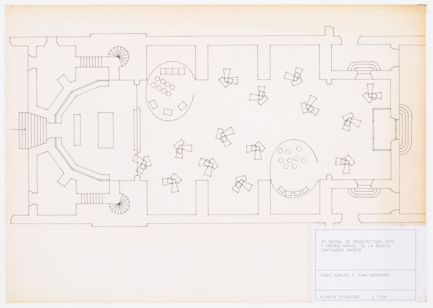 Plan, III Bienal Arquitectura Española, Comillas and Madrid, Spain