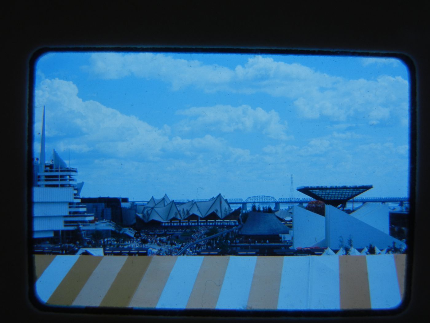 Partial view of the Île Notre-Dame site, Expo 67, Montréal, Québec