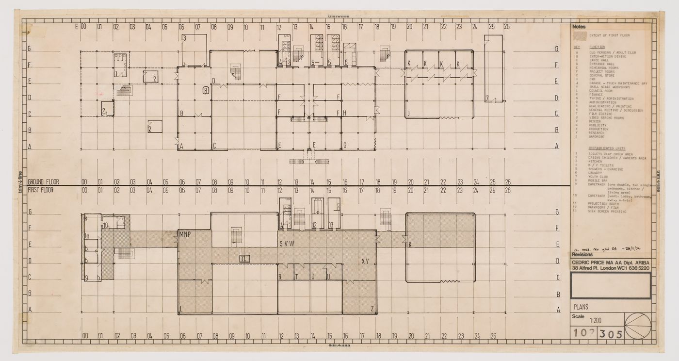 Inter Action Centre, London, England: Plans