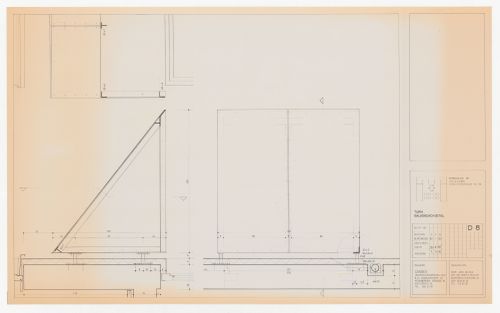 Balcony details for Kreuzberg Tower, Berlin, Germany