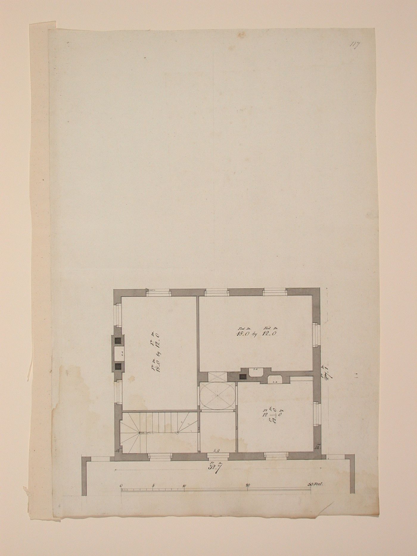 Design for a Gothic Villa - plan