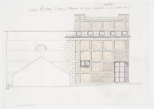 Clore Gallery, London, England: elevation