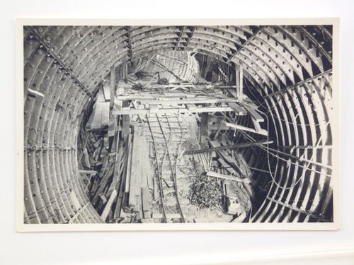 View of construction of underground Readwall Tunnel, London, United Kingdom
