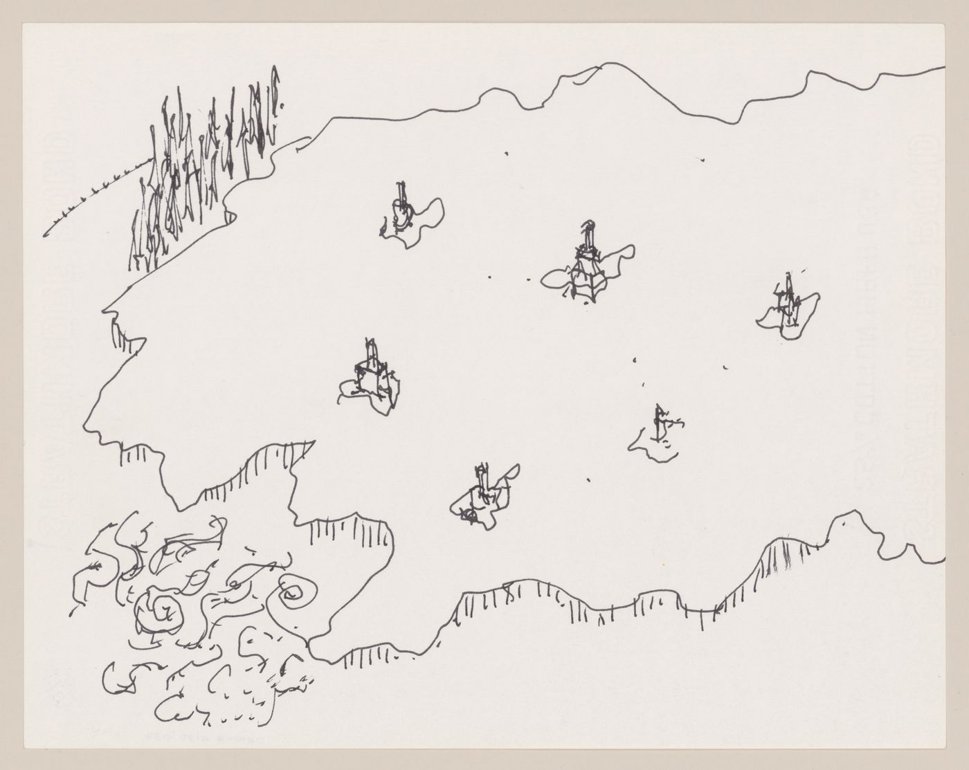 Sketch landscape for Victims II