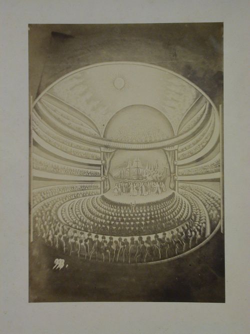 Photograph of an interior perspective of the Théatre de la Seine, Paris, France