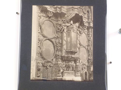 View of the altarpiece dedicated to San José in the Church of Santa Rosa, Convento de Santa Rosa de Viterbo, Querétaro, Mexico