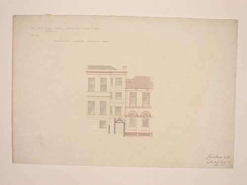 St. Peter's Home, Kilburn: Elevation with detail