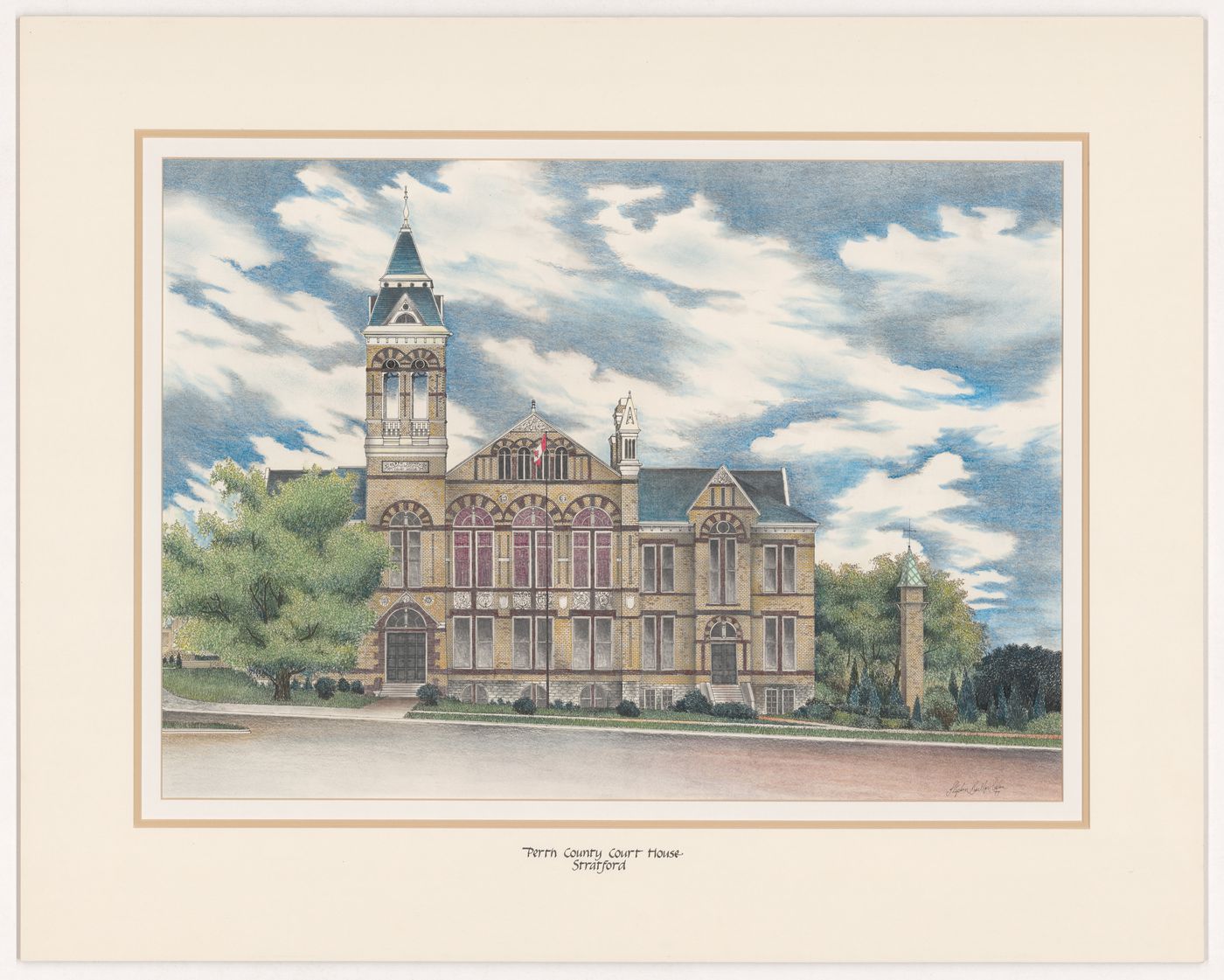 Perth County Court House, Stratford, from Court Houses in Ontario