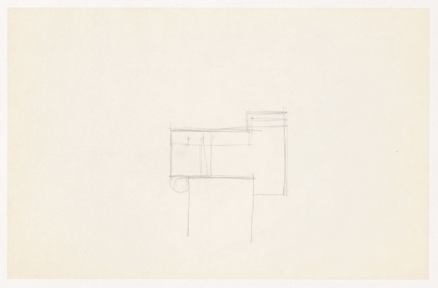 Sketch sectional detail for the Metallurgy Building, Illinois Institute of Technology, Chicago
