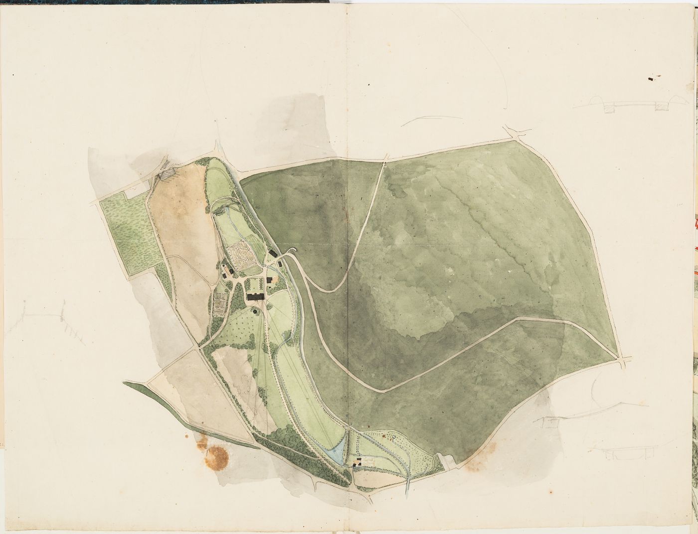 Site plan for Domaine de La Vallée