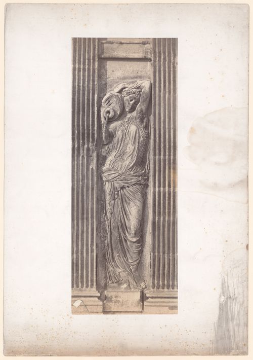 La Fontaine des Innocents, sculptural relief of woman pouring water, Paris, France